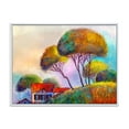 thumbnail image 1 of Designart 'Beautiful Village House On A Hot Summer Day' Modern Framed Canvas Wall Art Print, 1 of 5
