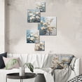 thumbnail image 1 of Designart "Beautiful White And Blue Magnolia Blooms" Magnolias Wall Art Set Of 5 - White Traditional Living Room Metal Art Set, 1 of 6