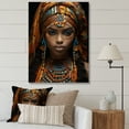 thumbnail image 1 of Designart "Beauty Adorned in Africa III" African Canvas Print, 1 of 5