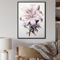 thumbnail image 1 of Designart "Beauty in Glimmering Hibiscus I" Floral Floater Framed Canvas Wall Art, 1 of 7