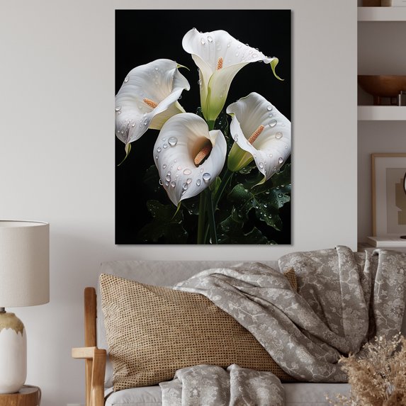 Designart "Beauty in Glimmering Hibiscus III" Floral Metal Wall Art Prints