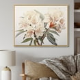 thumbnail image 1 of Designart "Beige Blossom Tranquility I" Rhododendron Floater Framed Wall Art Living Room, 1 of 5