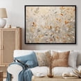 thumbnail image 1 of Designart "Beige Botanical Expressions I" Abstract Botanicals Floater Framed Canvas Print, 1 of 7