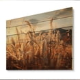 thumbnail image 1 of Designart "Beige Herbs landscape II" Landscapes Print on Natural Pine Wood, 1 of 5