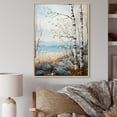 thumbnail image 1 of Designart "Beige Modern Scandinavian Charm Pastoral" Floral Floater Framed Canvas Print, 1 of 7