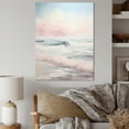 thumbnail image 1 of Designart "Beige Pink Minimalism Tranquil II" Nautical & Beach Canvas Print, 1 of 5