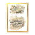 thumbnail image 1 of Designart 'Beige and Black Clouds' Modern Framed Art Print, 1 of 4