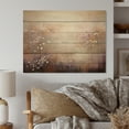 thumbnail image 1 of Designart "Beige delicate Forest II" Abstract Botanicals Print on Natural Pine Wood, 1 of 5