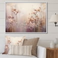thumbnail image 1 of Designart "Beige delicate Forest III" Abstract Botanicals Floater Framed Wall Art Print, 1 of 7