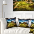 thumbnail image 1 of Designart Belogradchik Fortress and Cliffs - Landscape Printed Throw Pillow - 16x16, 1 of 1