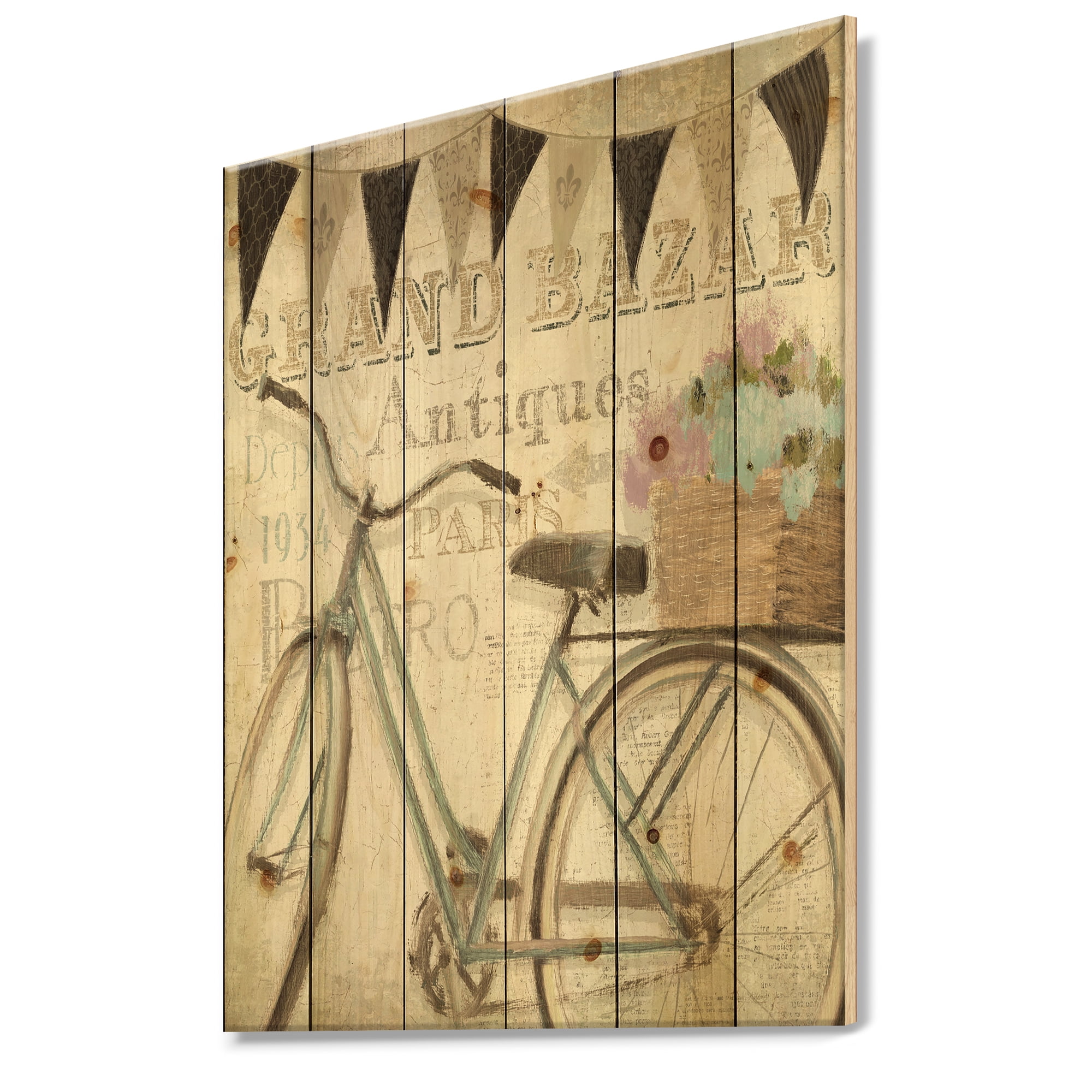 Designart Bicycle Art Print, 30x40