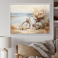 thumbnail image 1 of Designart "Bicycle Calm Pedaling III" Transportation Floater Framed Wall Art Living Room, 1 of 7