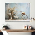 thumbnail image 1 of Designart "Bicycle Calm Pedaling VI" Transportation Metal Art Print, 1 of 5