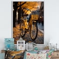 thumbnail image 1 of Designart "Bicycle City Rhythm I" Bicycle Floater Framed Wall Decor, 1 of 7
