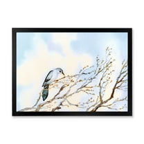 Designart 'Big Old Barren Twig Yard' Traditional Framed Art Print