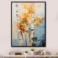 thumbnail image 1 of Designart "Birch Woods Birch Dream " Floral Floater Framed Wall Decor, 1 of 7