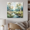thumbnail image 1 of Designart "Birch Woods Winds X" Forest Canvas Wall Art, 1 of 5