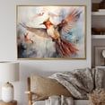 thumbnail image 1 of Designart "Bird Grace In Flow II" Animals Floater Framed Wall Art Print, 1 of 7
