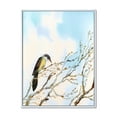 thumbnail image 1 of Designart 'Bird Sitting On Old Bare Tree With Blue Cloudy Sky' Traditional Framed Canvas Wall Art Print, 1 of 5
