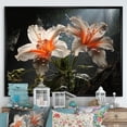 thumbnail image 1 of Designart "Birds Of Paradise landscape II" Floral Floater Framed Canvas Print, 1 of 7