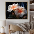 thumbnail image 1 of Designart "Birds Of Paradise landscape V" Floral Floater Framed Wall Art Print, 1 of 7