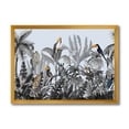 thumbnail image 1 of Designart 'Birds and Peonies With Chinoiserie VIII' Farmhouse Framed Art Print, 1 of 4