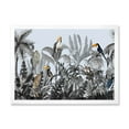 thumbnail image 1 of Designart 'Birds and Peonies With Chinoiserie VIII' Farmhouse Framed Art Print, 1 of 4
