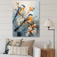 thumbnail image 1 of Designart "Birds modern Anglers" Animals Canvas Print, 1 of 5