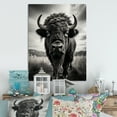 thumbnail image 1 of Designart "Bison Stories from the Grasslands" Animals Metal Wall Decor, 1 of 5