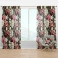 thumbnail image 1 of Designart 'Bituminous Bloom XIII' Bohemian & Eclectic Curtain Panel, 1 of 4