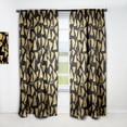 thumbnail image 1 of Designart 'Bituminous Impressions XI' Modern & Contemporary Curtain Panel, 1 of 5