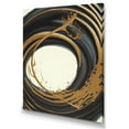 thumbnail image 1 of Designart Black And Gold Circle II Canvas Wall Art, 1 of 5