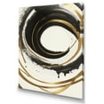 thumbnail image 1 of Designart Black And Gold Curves III Canvas Wall Art, 1 of 5