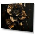 thumbnail image 1 of Designart Black And Gold Daffodil Design II Canvas Wall Art, 1 of 5
