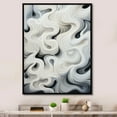 thumbnail image 1 of Designart "Black And White Waves In Monochrome Op Art I" Op Art Floater Framed Canvas Prints, 1 of 5