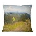 thumbnail image 1 of Designart Black Forest Germany Panorama - Landscape Printed Throw Pillow - 18x18, 1 of 1