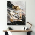thumbnail image 1 of Designart "Black Perfume Bottle Masterpieces IV" Fashion Perfume Wall Decor, 1 of 5