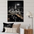 thumbnail image 1 of Designart "Black and White Munich Cityscape" Cityscapes Wall Art Print, 1 of 5