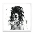 thumbnail image 1 of Designart 'Black and White Portrait of African American Woman II' Modern Framed Art Print, 1 of 4