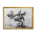 thumbnail image 1 of Designart 'Black and White Still Life Of Flowers In A Vase' Traditional Framed Art Print, 1 of 4