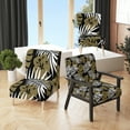 thumbnail image 1 of Designart "Black and White Tropical " Upholstered Cabin & Lodge Accent Chair and Arm Chair, 1 of 5
