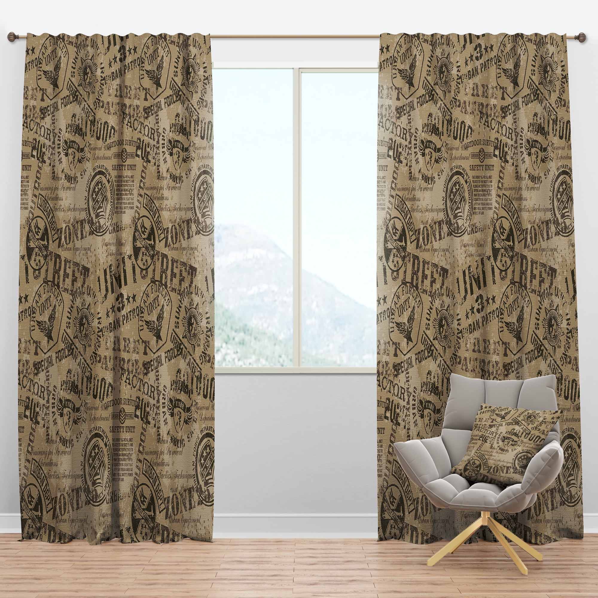 Designart Blackout Curtain