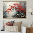 thumbnail image 1 of Designart "Blaze Of Red Maple II" Tree Maple Floater Framed Canvas Prints, 1 of 5