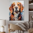 thumbnail image 1 of Designart "Blissful Beagle I" Animals Dog Canvas Prints, 1 of 7