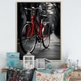 thumbnail image 1 of Designart "Blissful Bicycles III" Bicycle Floater Framed Canvas Print, 1 of 7
