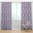 thumbnail image 1 of Designart 'Bloom Purple V' Floral Blackout Curtain Panel, 1 of 4
