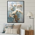 thumbnail image 1 of Designart "Blooming Beige And Gold Orchid" Orchids Floater Framed Canvas Prints, 1 of 5