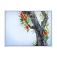 thumbnail image 1 of Designart 'Blooming Flowers Of An Old Tree In Spring I' Traditional Framed Canvas Wall Art Print, 1 of 5