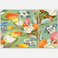 thumbnail image 1 of Designart ' Blooming Orange and White Tulips II ' Traditional Canvas Wall Art Print, 1 of 3