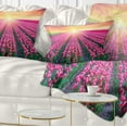 thumbnail image 1 of Designart Blooming Tulips at Sunrise - Photography Throw Pillow - 12x20, 1 of 5